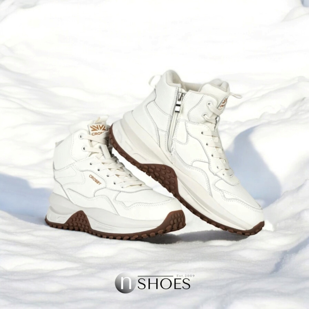 Женские зимние кожаные ботинки CROSBY (Великобритания) модель 5753