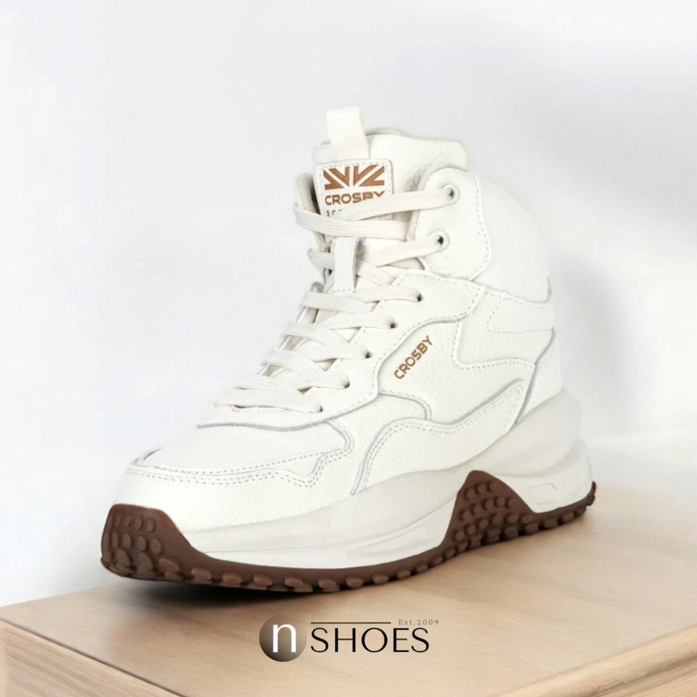 Женские зимние кожаные ботинки CROSBY (Великобритания) модель 5753