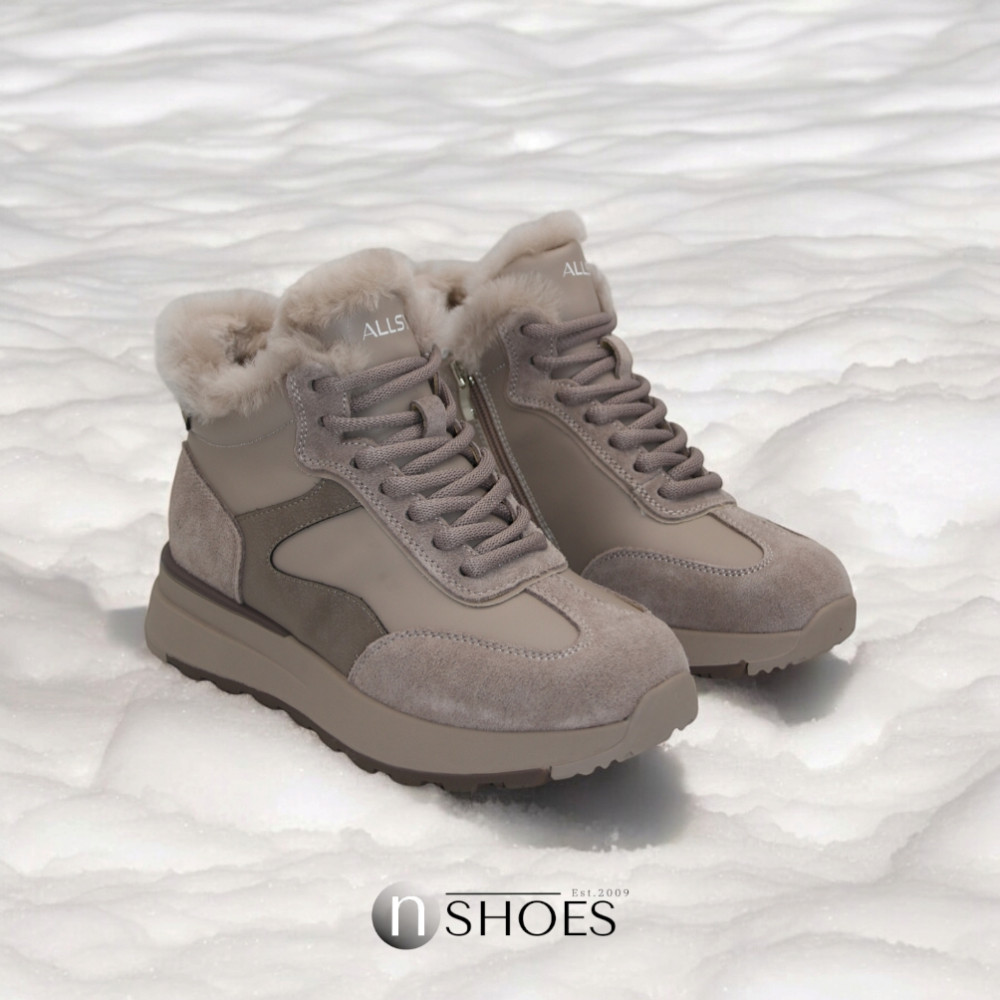 Women's winter leather sneakers ALLSY Lonza model 5755