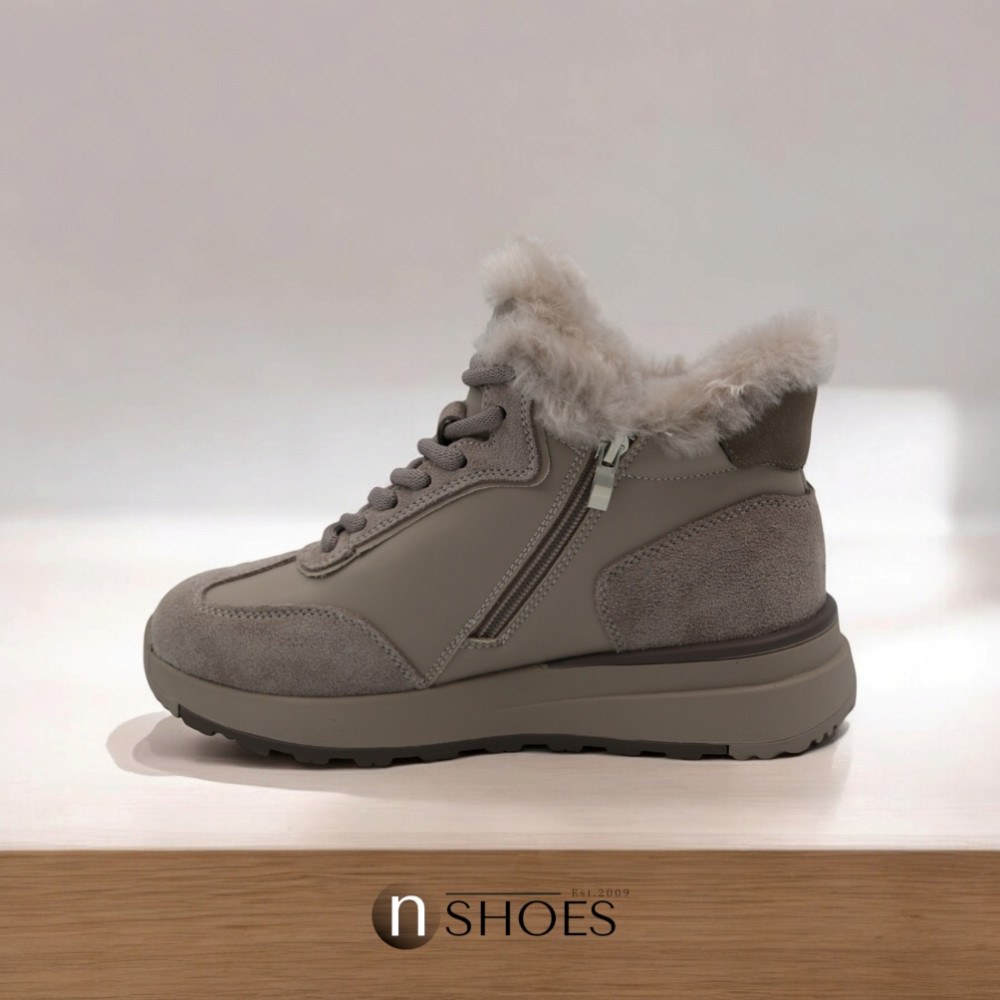 Women's winter leather sneakers ALLSY Lonza model 5755