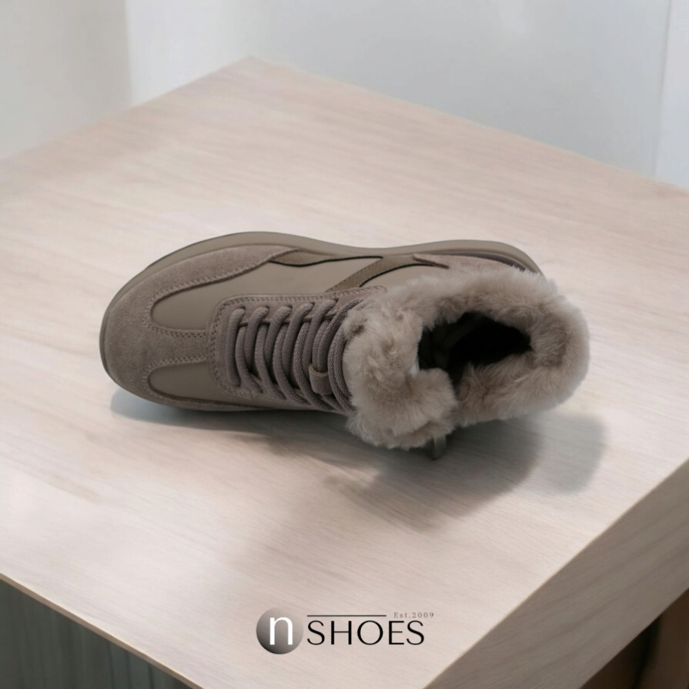 Women's winter leather sneakers ALLSY Lonza model 5755