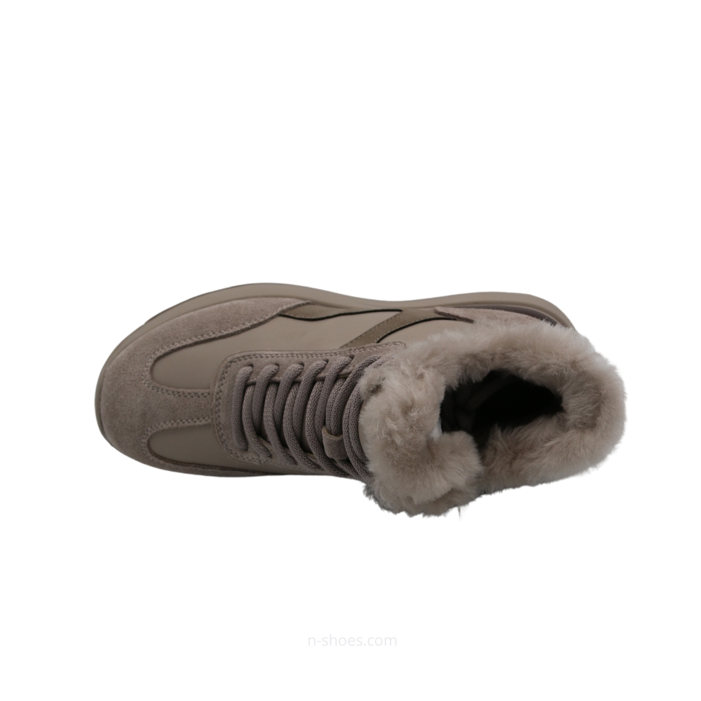 Women's winter leather sneakers ALLSY Lonza model 5755