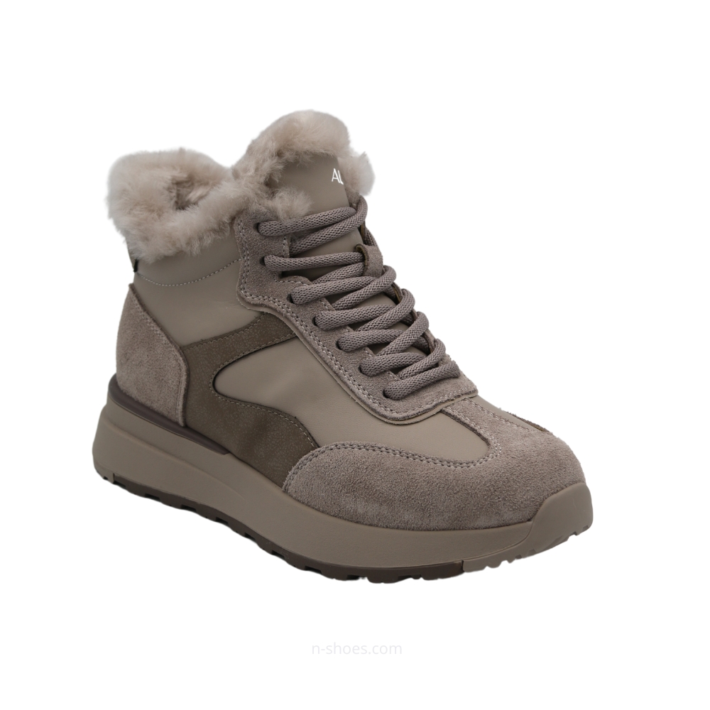 Women's winter leather sneakers ALLSY Lonza model 5755