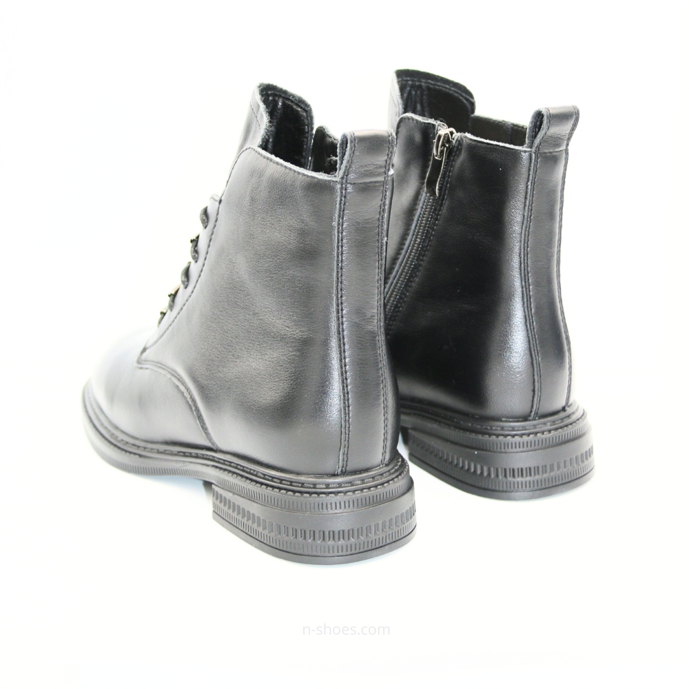 Women’s Black Leather Winter Boots Anna Lucci 190217 593-d39228e-1zm