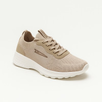 Women's lightweight beige textile sneakers Sprandi WPRS-2022W05122 5771 for wide feet comfortable for summer