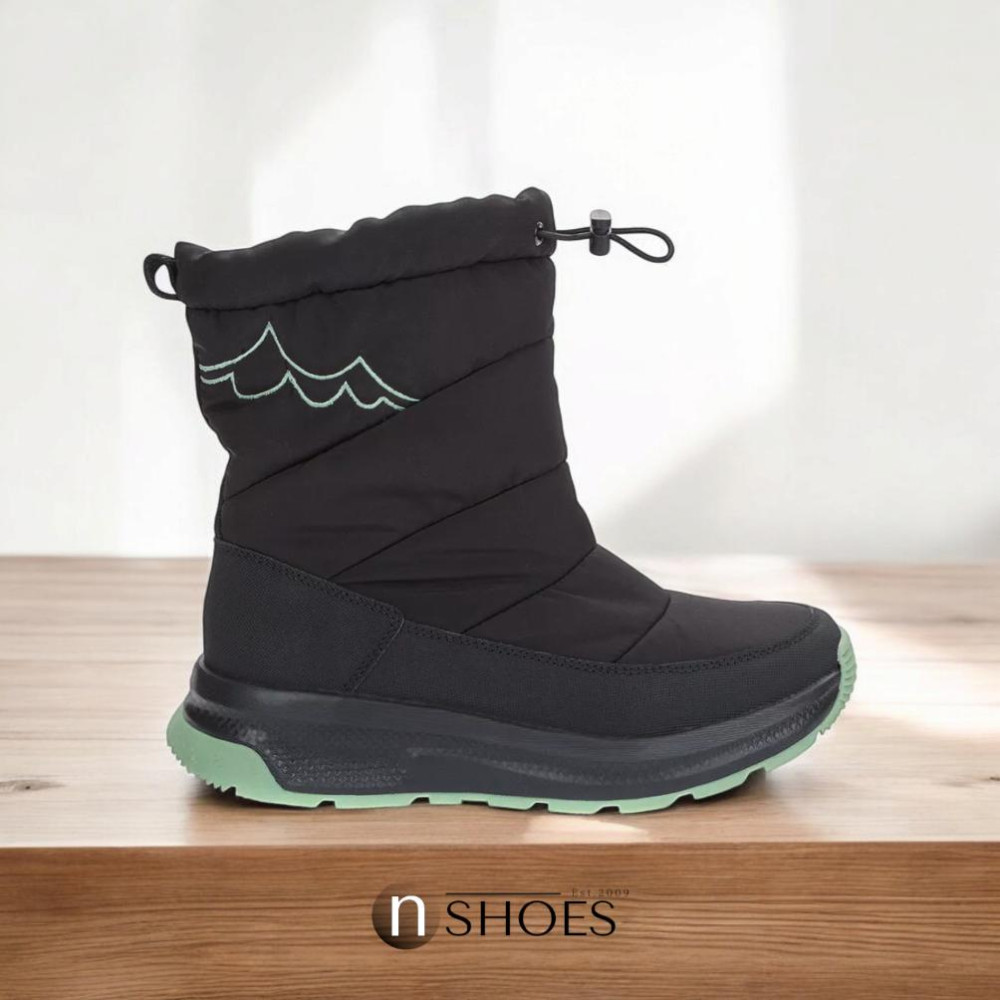 Жіночі чорні зимові дутіки GRUNBERG 148574 18-01E 5775 з nano-TEX утепленням