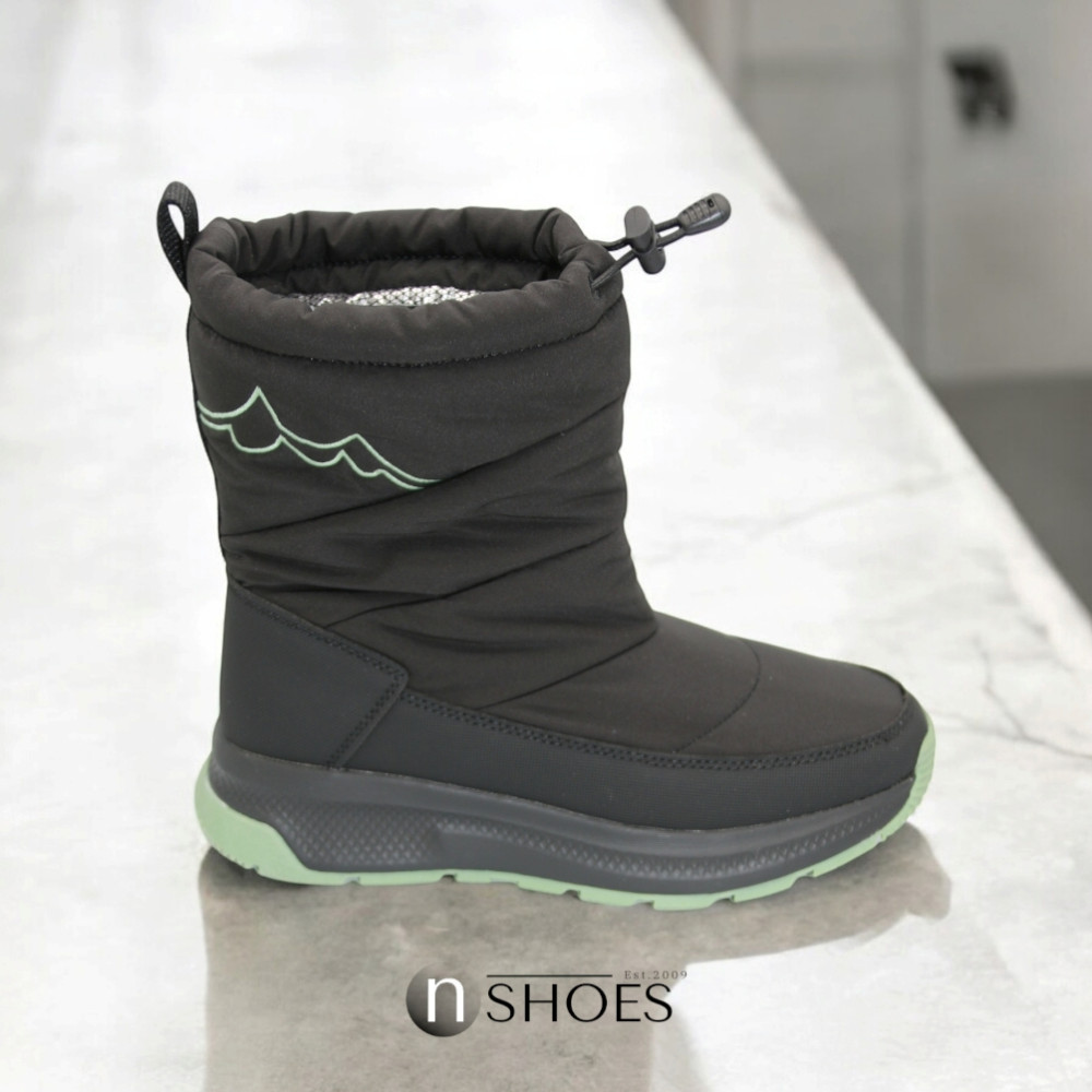 Жіночі чорні зимові дутіки GRUNBERG 148574 18-01E 5775 з nano-TEX утепленням