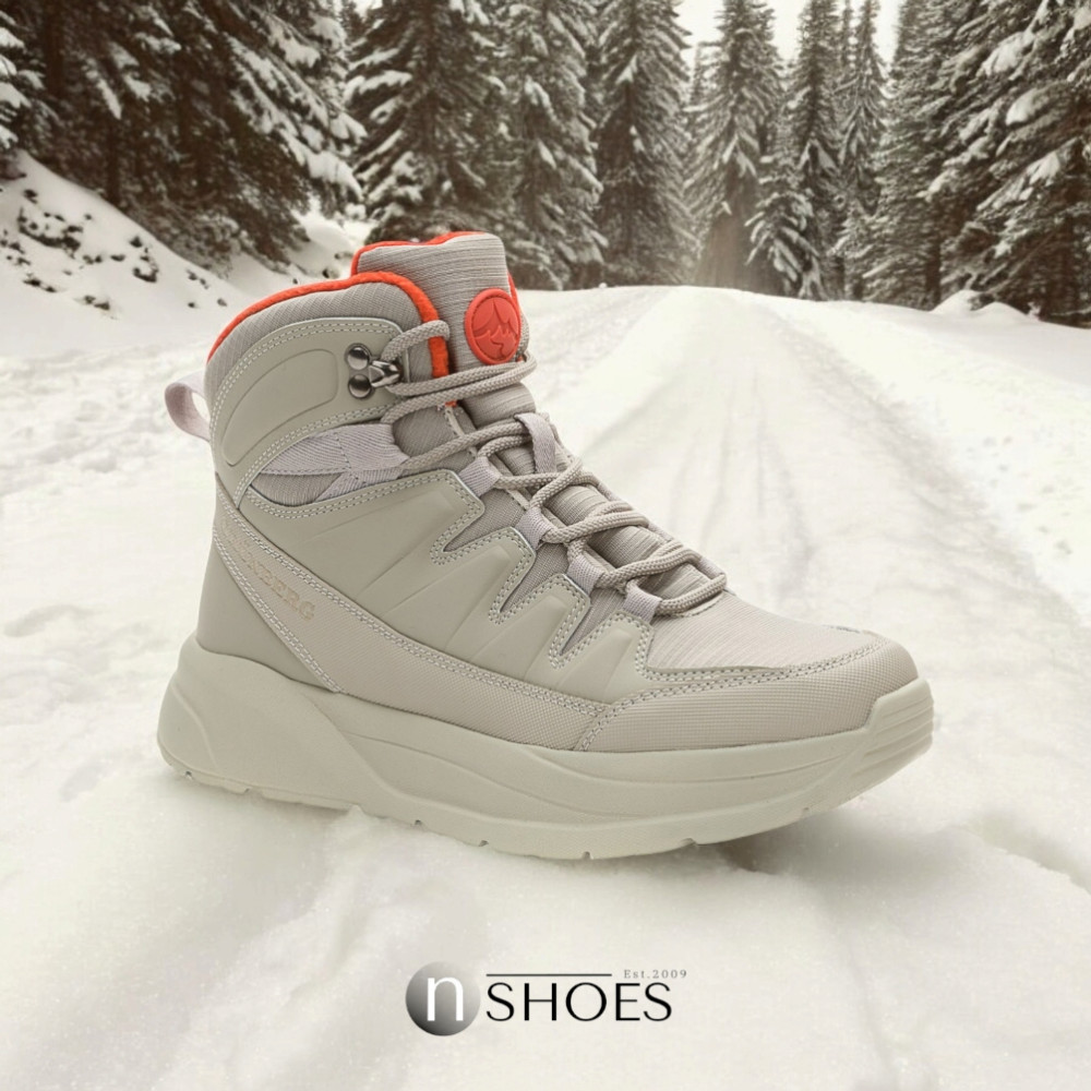 Женские модные кожаные ботинки GRUNBERG 148575 28-03 5776 для зимнего туризма