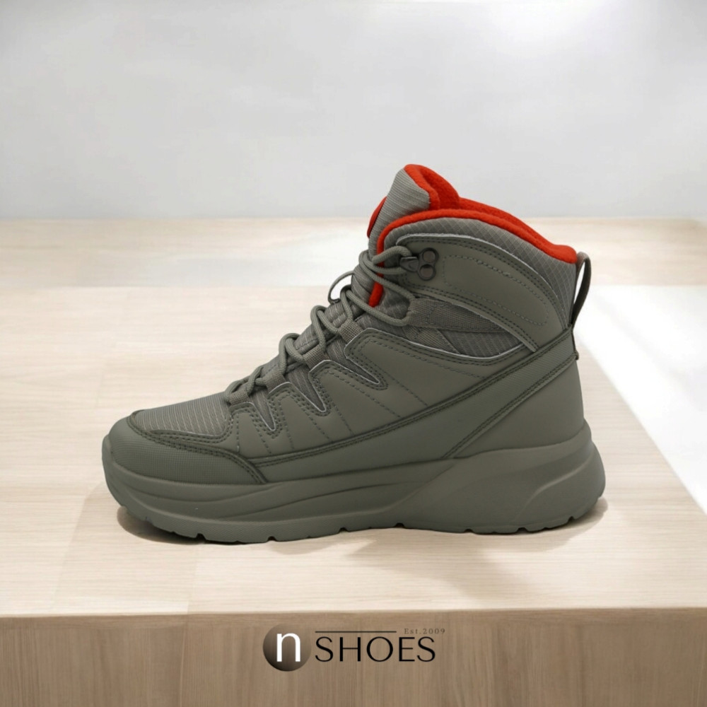 Женские модные кожаные ботинки GRUNBERG 148575 28-03 5776 для зимнего туризма