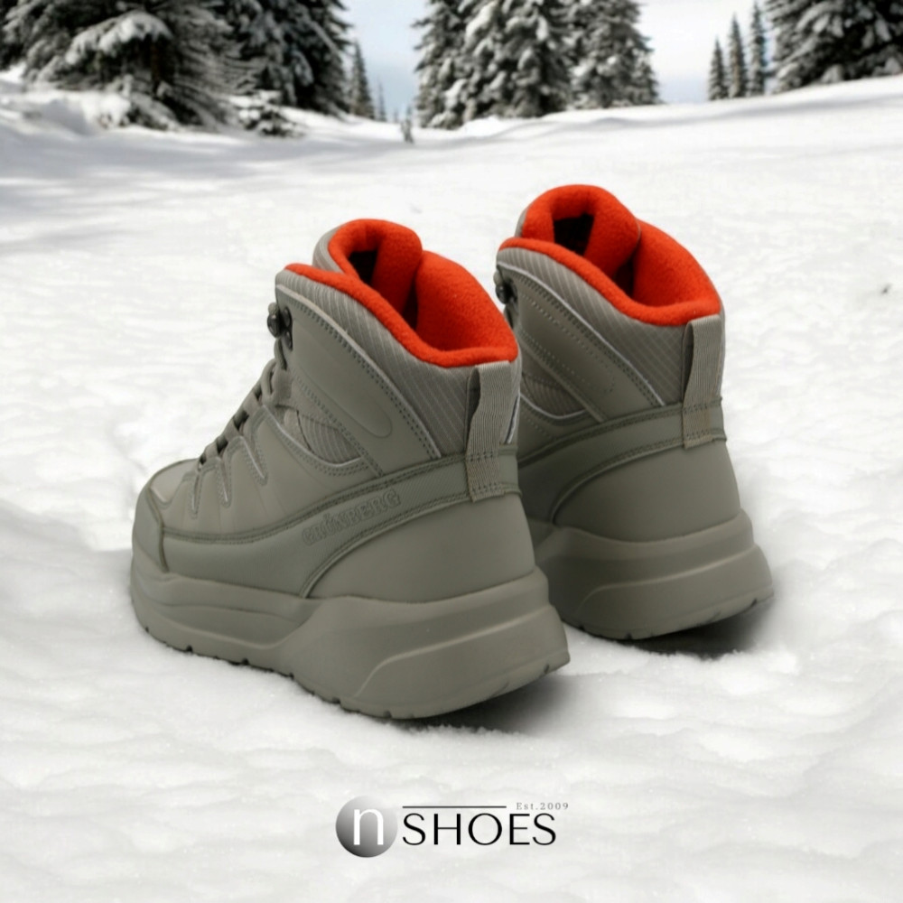 Женские модные кожаные ботинки GRUNBERG 148575 28-03 5776 для зимнего туризма