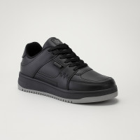 Жіночі стильні чорні кросівки Big Star Shoes MM274353 5777 на універсальній платформі під всі походять від польського бренду