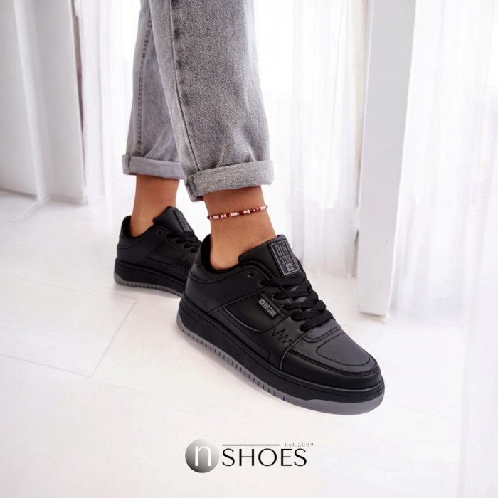 Women's Black Sneakers Big Star Shoes MM274353 Model 5777