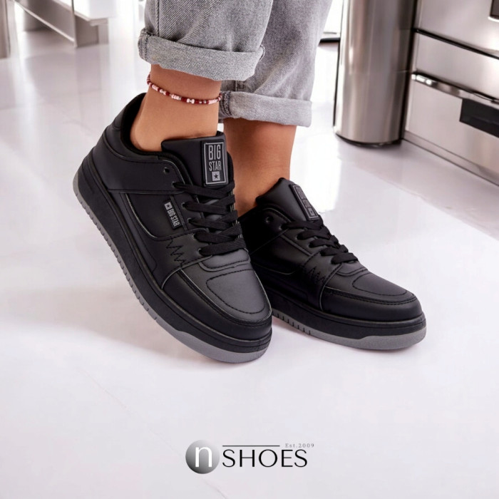 Women's Black Sneakers Big Star Shoes MM274353 Model 5777