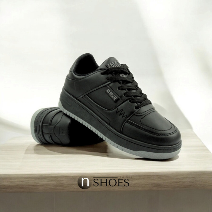 Women's Black Sneakers Big Star Shoes MM274353 Model 5777