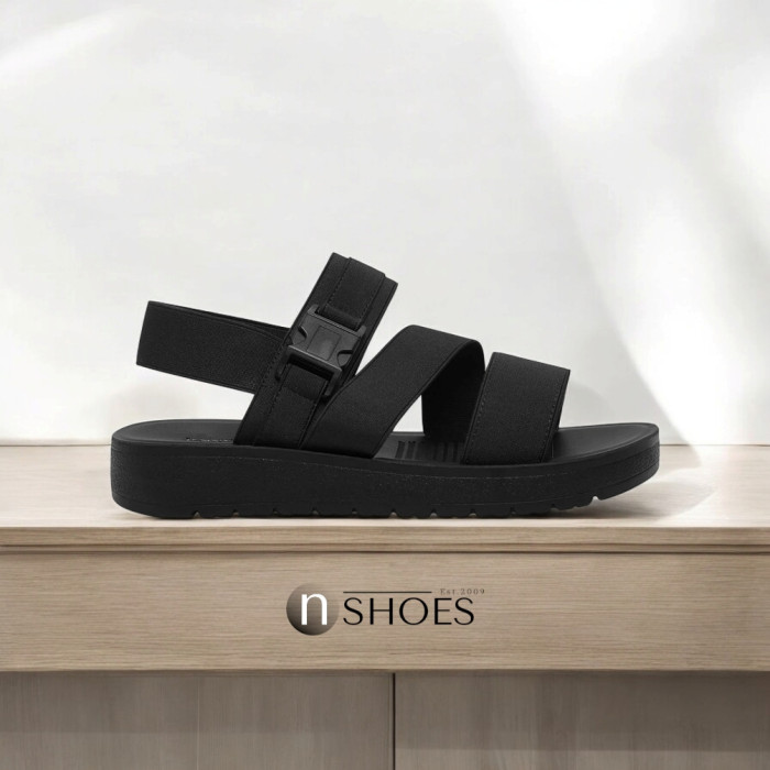 Women's light black sandals JENNY WYL0510-06 model 5785