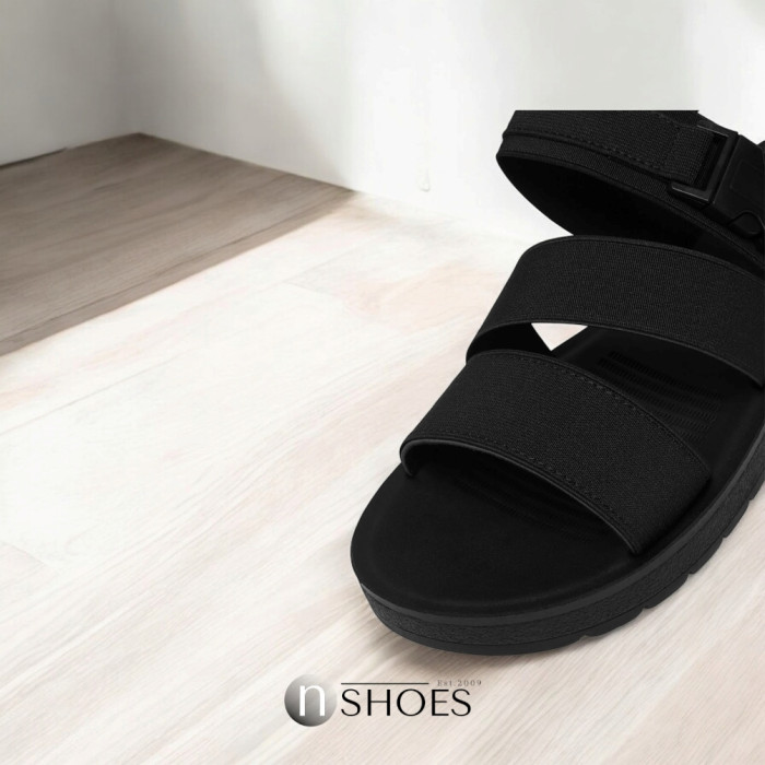 Women's light black sandals JENNY WYL0510-06 model 5785