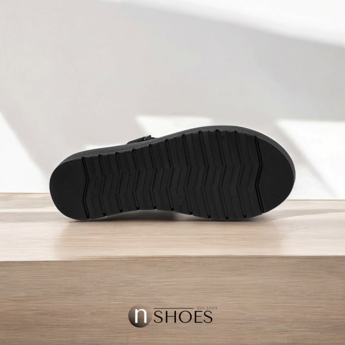 Women's light black sandals JENNY WYL0510-06 model 5785