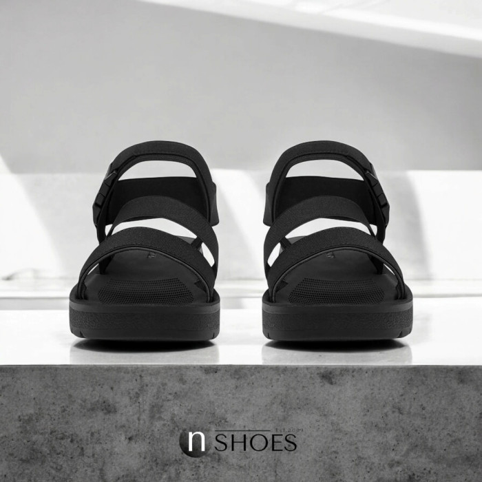 Women's light black sandals JENNY WYL0510-06 model 5785