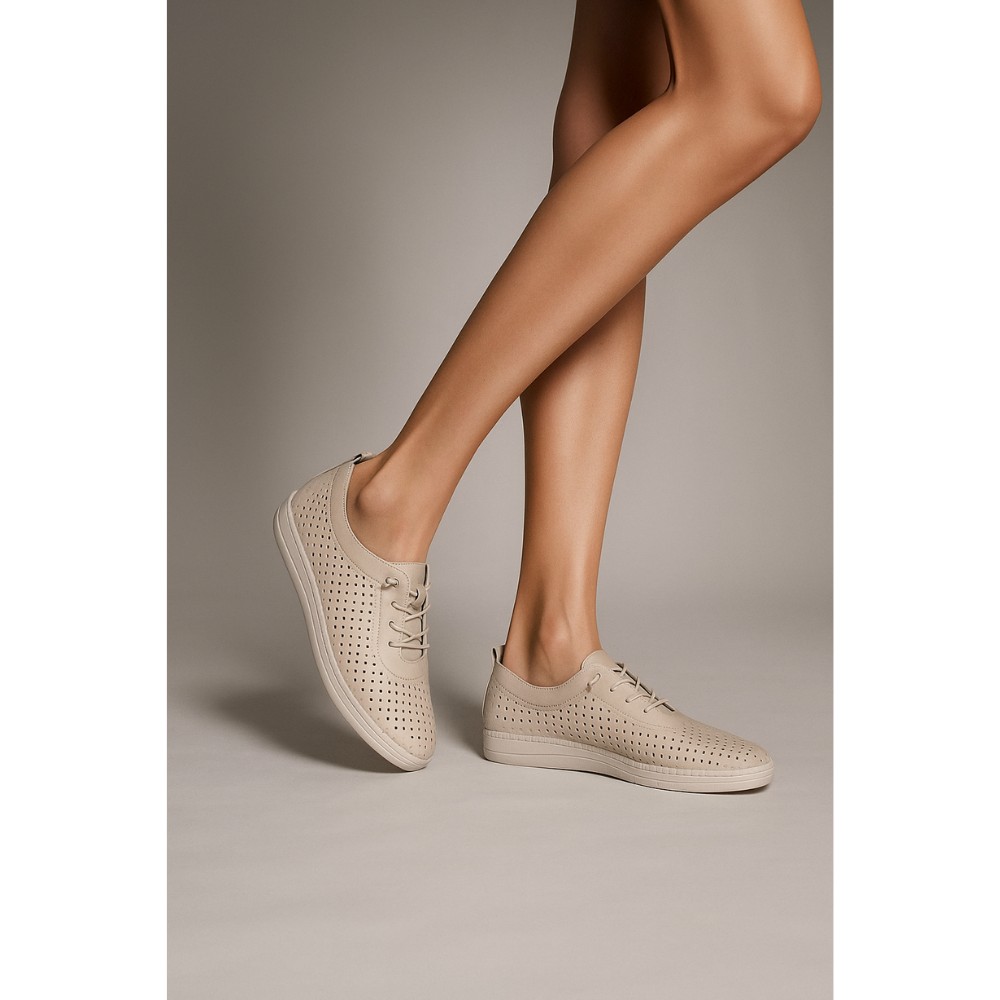 Женские кожаные мокасины Anna Lucci (Турция) 19484 1800 Silver Grey 5788