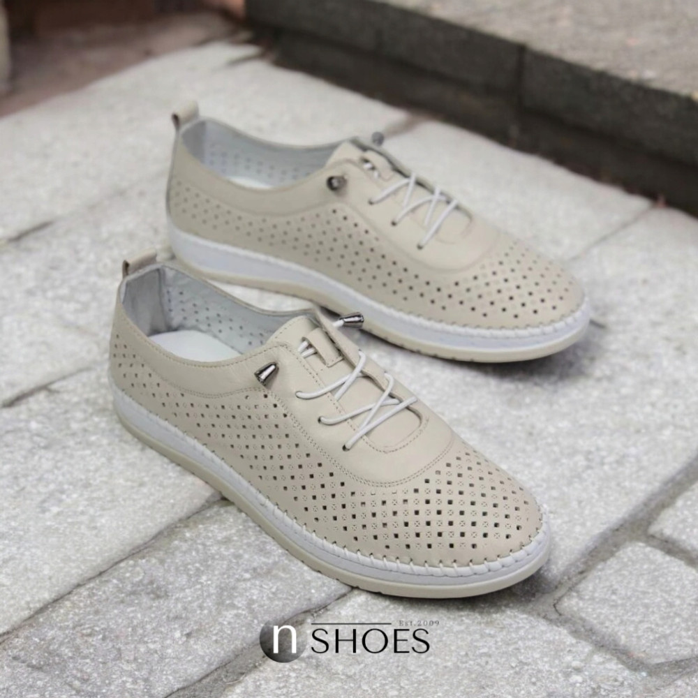 Женские кожаные мокасины Anna Lucci (Турция) 19484 1800 Silver Grey 5788