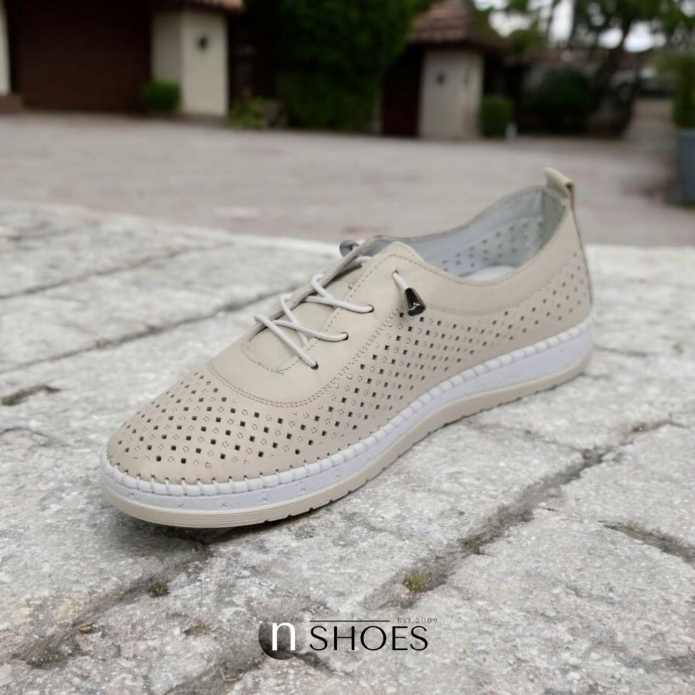 Женские кожаные мокасины Anna Lucci (Турция) 19484 1800 Silver Grey 5788