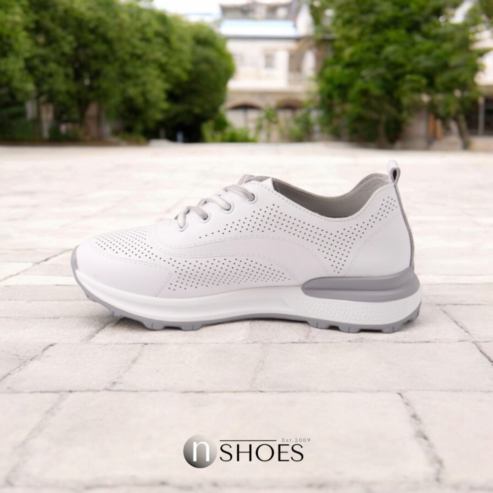 Women's moccasins Allsy Lonza 195509 white 5789