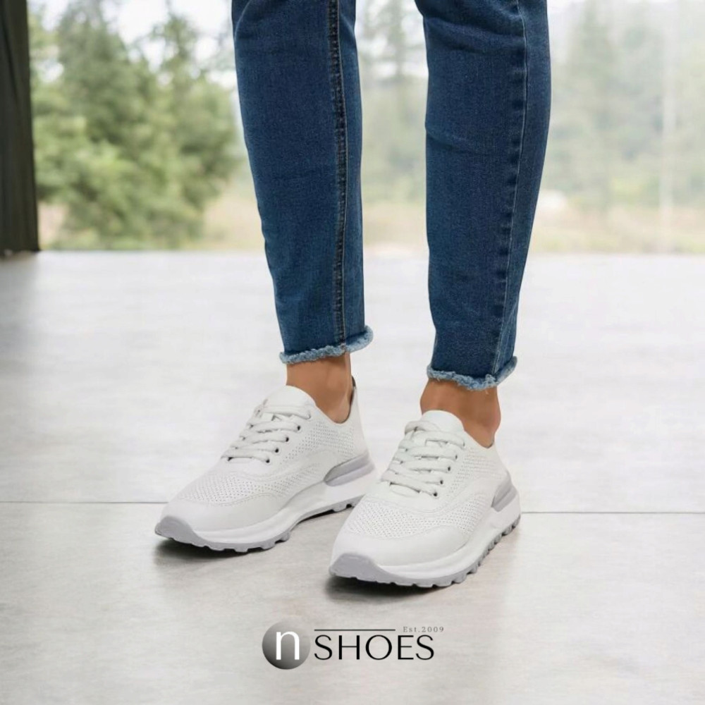 Women's moccasins Allsy Lonza 195509 white 5789