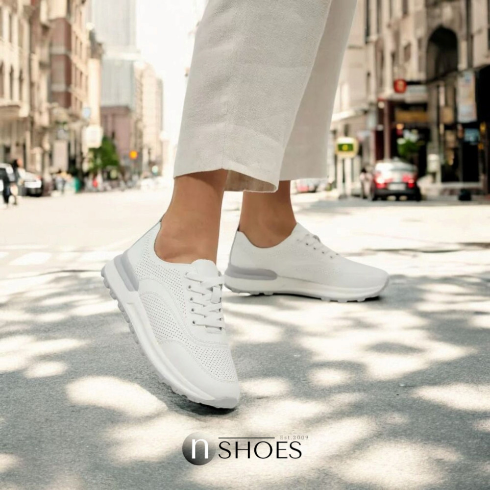 Women's moccasins Allsy Lonza 195509 white 5789