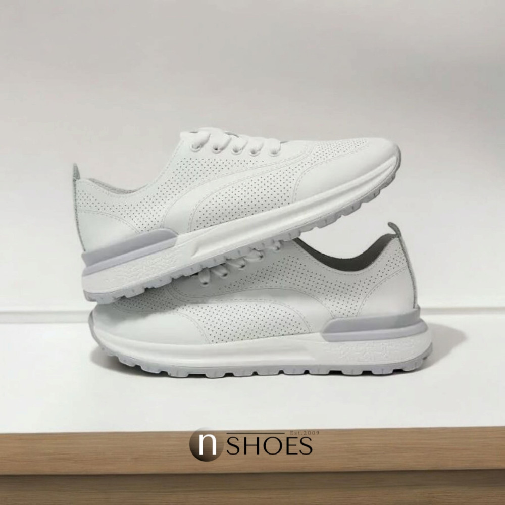 Women's moccasins Allsy Lonza 195509 white 5789