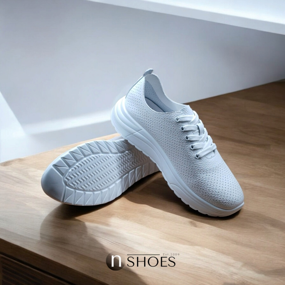 Women's leather sneakers Allsy Lonza 195511 q1-003-010 white 5790