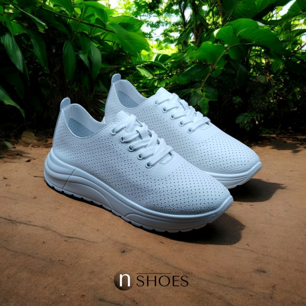 Women's leather sneakers Allsy Lonza 195511 q1-003-010 white 5790