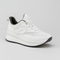 Women's fashionable white sneakers GRUNBERG 157586 06-01E 5799 from the Italian brand in the style of Liu Jo EVA 02