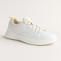 Жіночі модні білі кросівки GRUNBERG 157897 02-01E 5801 із натуральної шкіри від італійського бренду в стилі Karl Lagerfeld Kapri