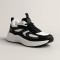 Women's trendy black and white sneakers CROSBY 457159-02-02W 5808 from the Bitan brand in the style of EA7 Emporio Armani
