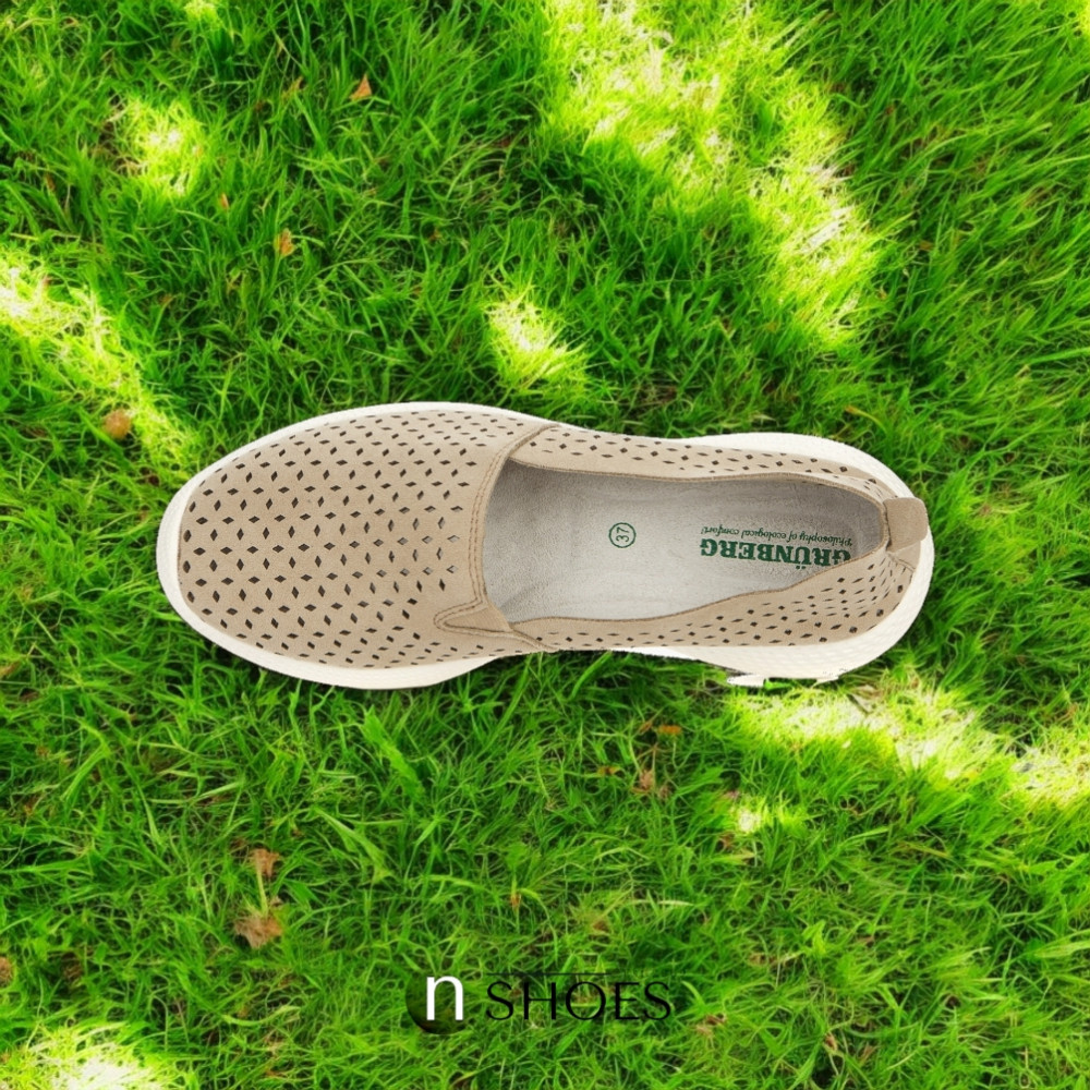 Жіночі комфортні сліпони з перфорацією GRUNBERG 157558 10-03E модель 5811