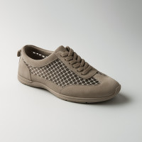 Women's beige sneakers KEDDO 857060-10-03E 5815 made of genuine leather breathable with perforation for summer in the style of Caprice CAP9
