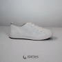 Women's white sneakers with perforation NEOMOOD model 5819