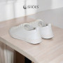 Women's white sneakers with perforation NEOMOOD model 5819
