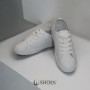 Women's white sneakers with perforation NEOMOOD model 5819
