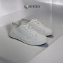 Women's white sneakers with perforation NEOMOOD model 5819
