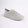 Women's white sneakers with perforation NEOMOOD model 5819
