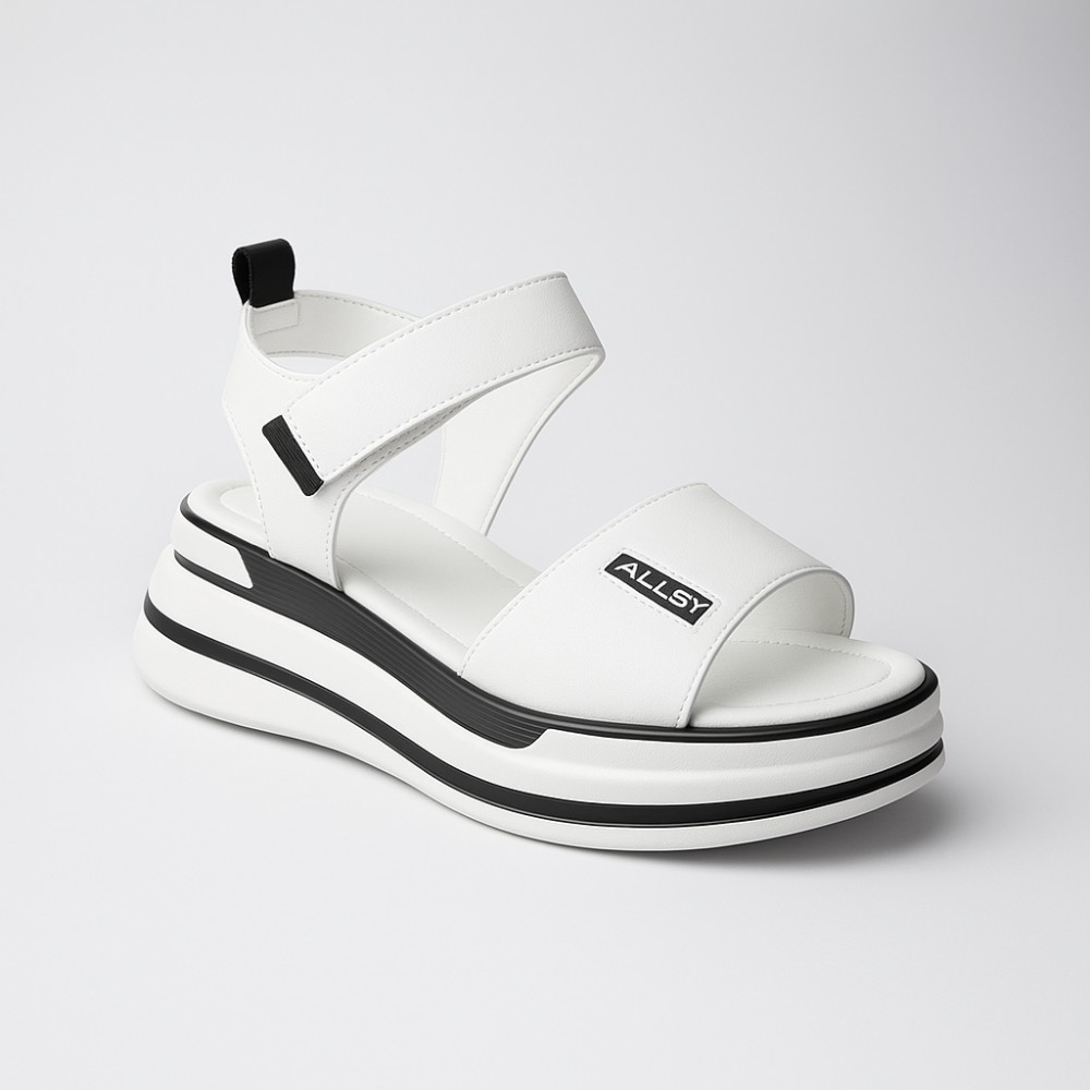 Женские кожаные босоножки на липучках ALLSY Lonza 195173 2970-1 модель 5835