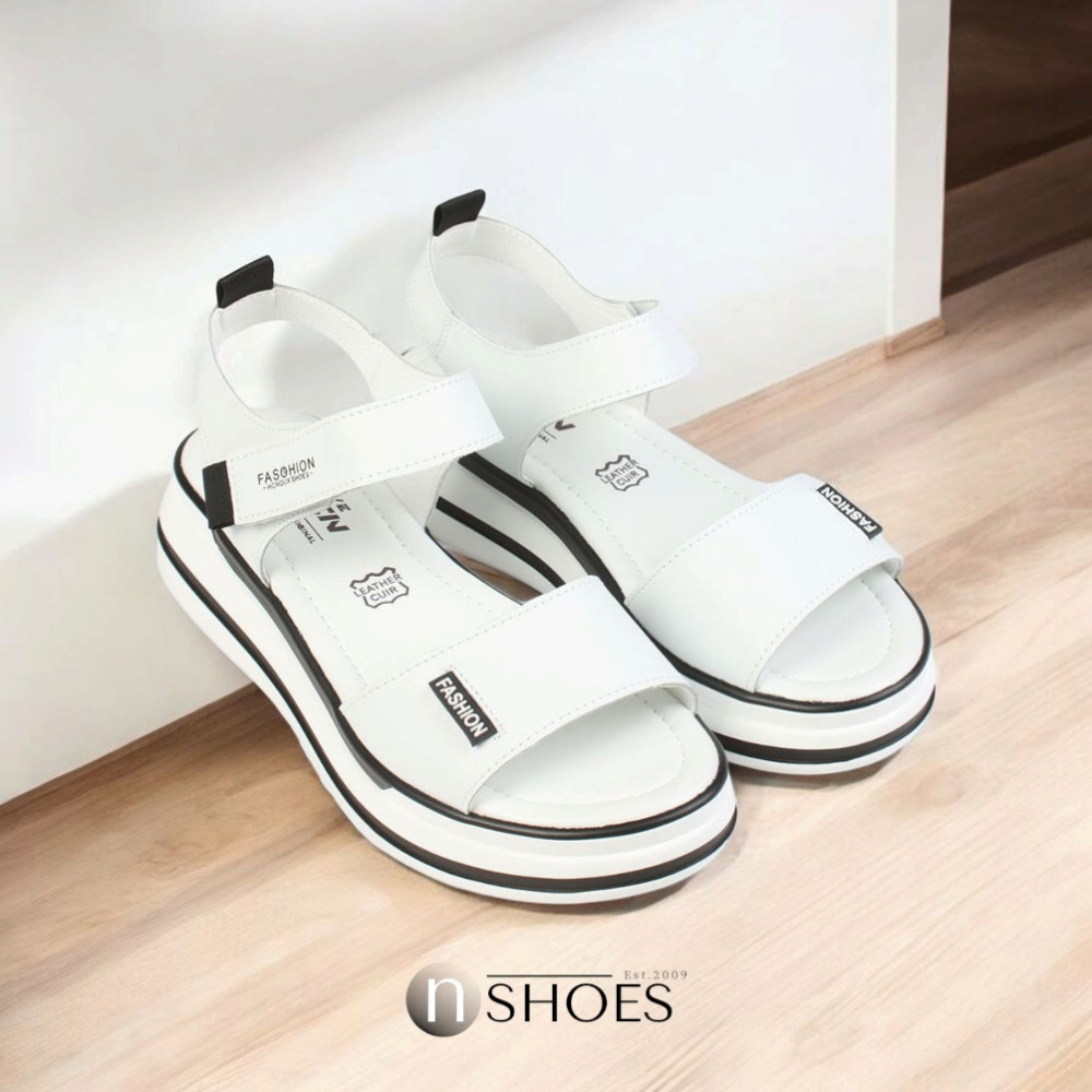 Женские кожаные босоножки на липучках ALLSY Lonza 195173 2970-1 модель 5835