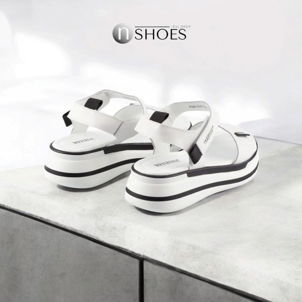 Женские кожаные босоножки на липучках ALLSY Lonza 195173 2970-1 модель 5835