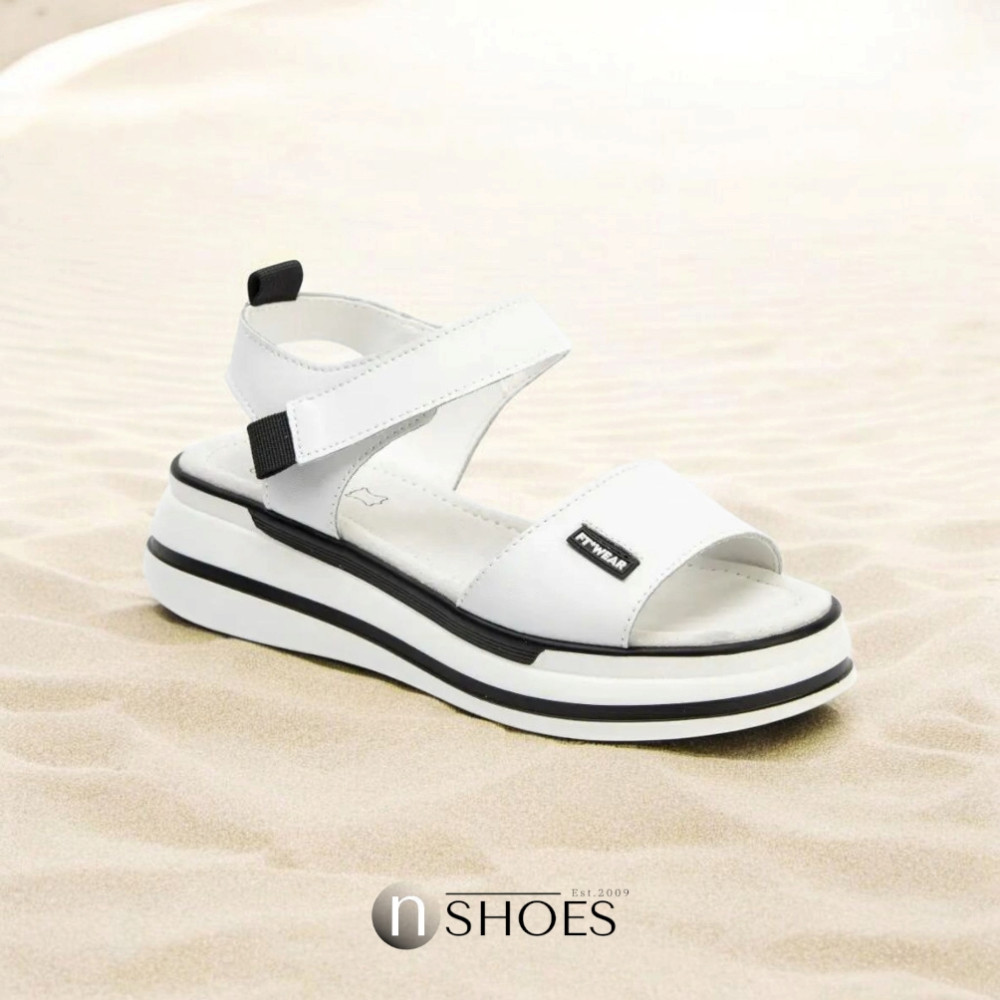 Женские кожаные босоножки на липучках ALLSY Lonza 195173 2970-1 модель 5835