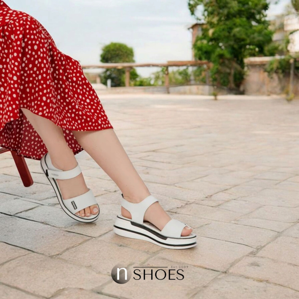 Женские кожаные босоножки на липучках ALLSY Lonza 195173 2970-1 модель 5835