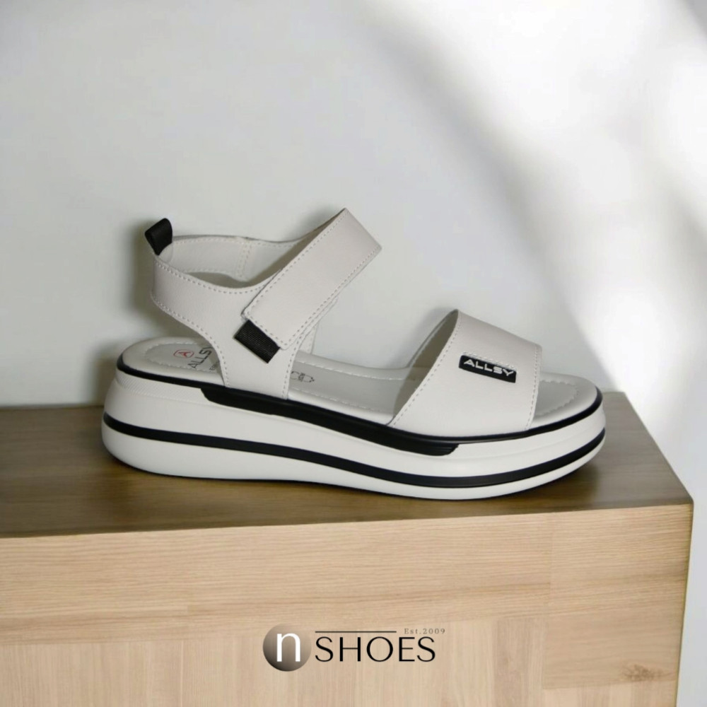 Женские кожаные босоножки на липучках ALLSY Lonza 195173 2970-1 модель 5835