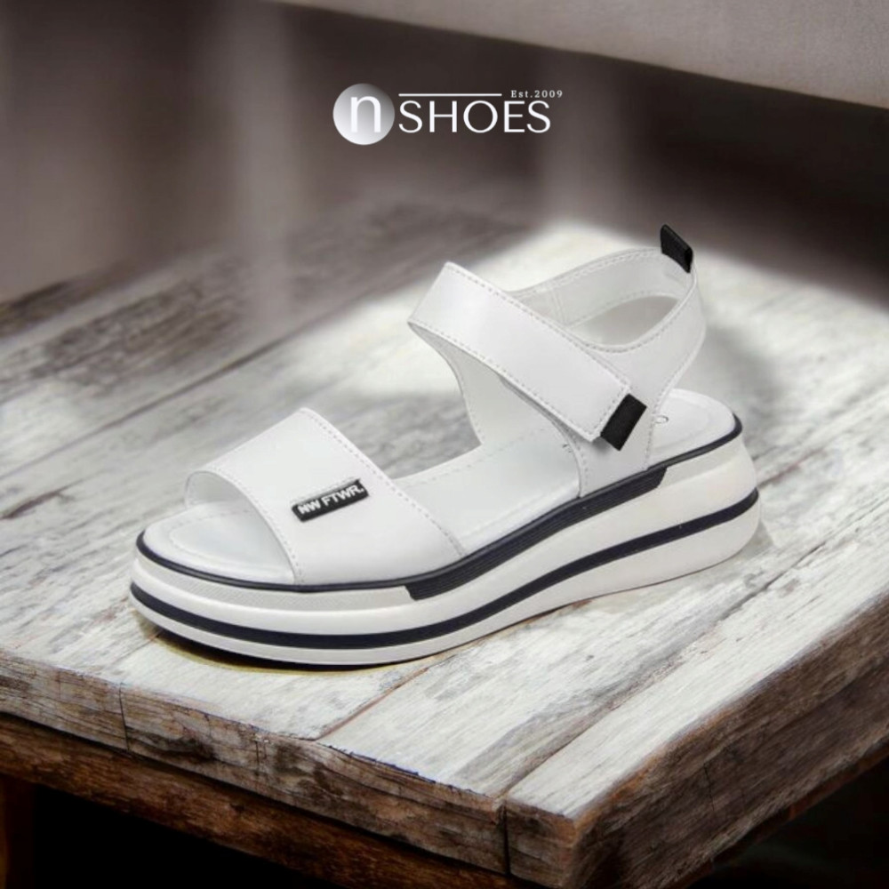 Женские кожаные босоножки на липучках ALLSY Lonza 195173 2970-1 модель 5835