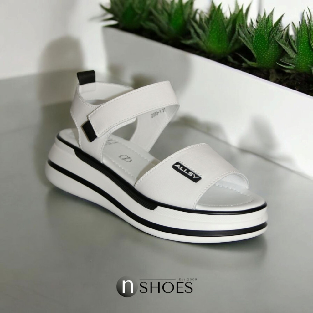 Женские кожаные босоножки на липучках ALLSY Lonza 195173 2970-1 модель 5835