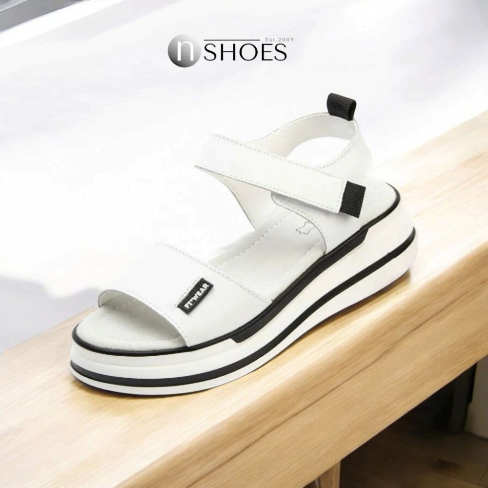 Женские кожаные босоножки на липучках ALLSY Lonza 195173 2970-1 модель 5835